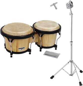 KIKUTANI MUSIC 木製ボンゴ スタンド付き Amazon | KIKUTANI キクタニ ボンゴ BG-10 + 純正スタンド BGS-1 +